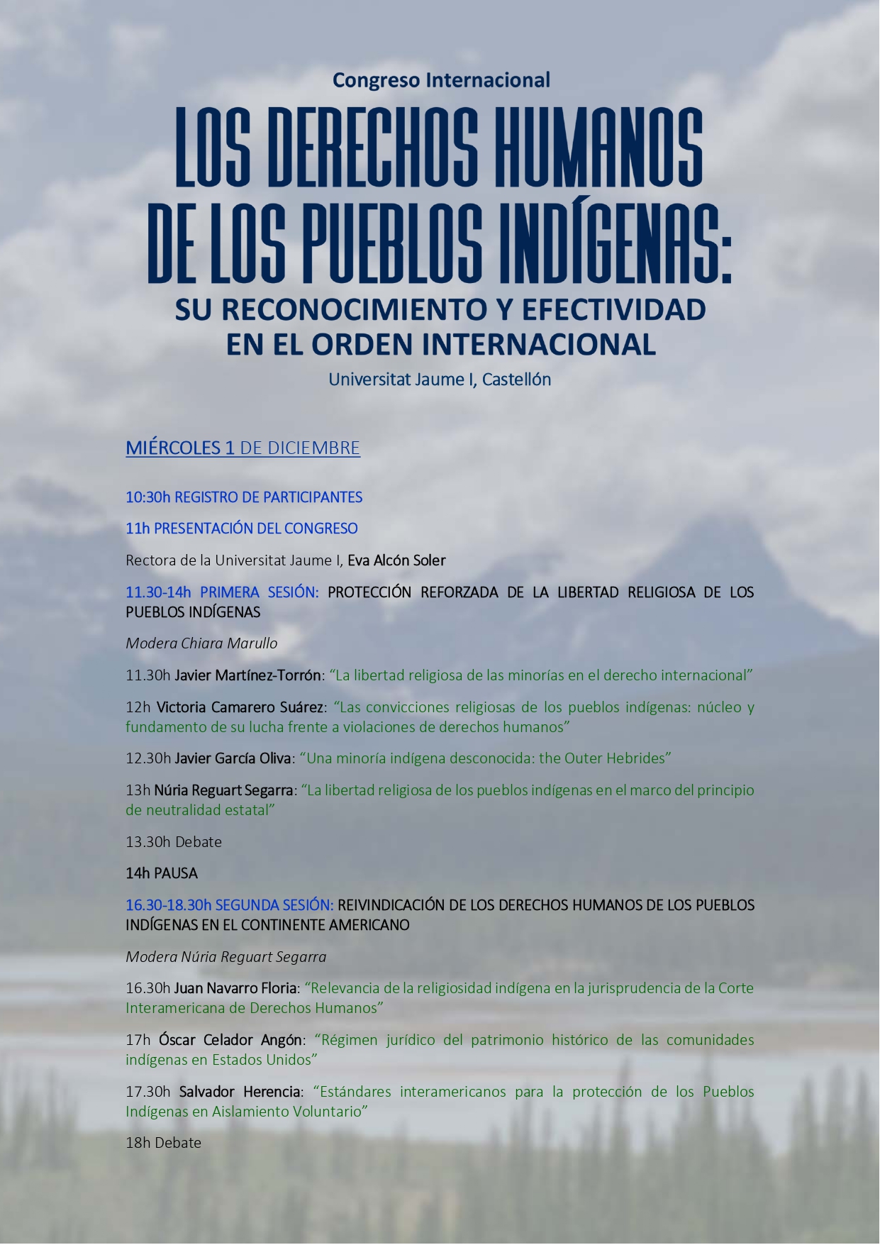 Congreso Internacional: «Los derechos humanos de los pueblos indígenas ...
